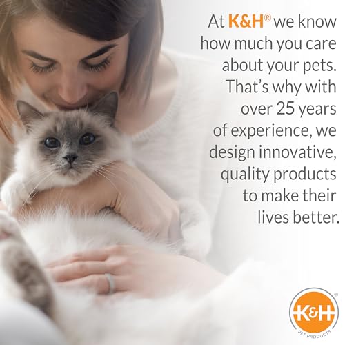 K&H Large Cat Window Perch: Double Shelf Hammock Bed for Cats, Easy Mount & Washable - Image 9